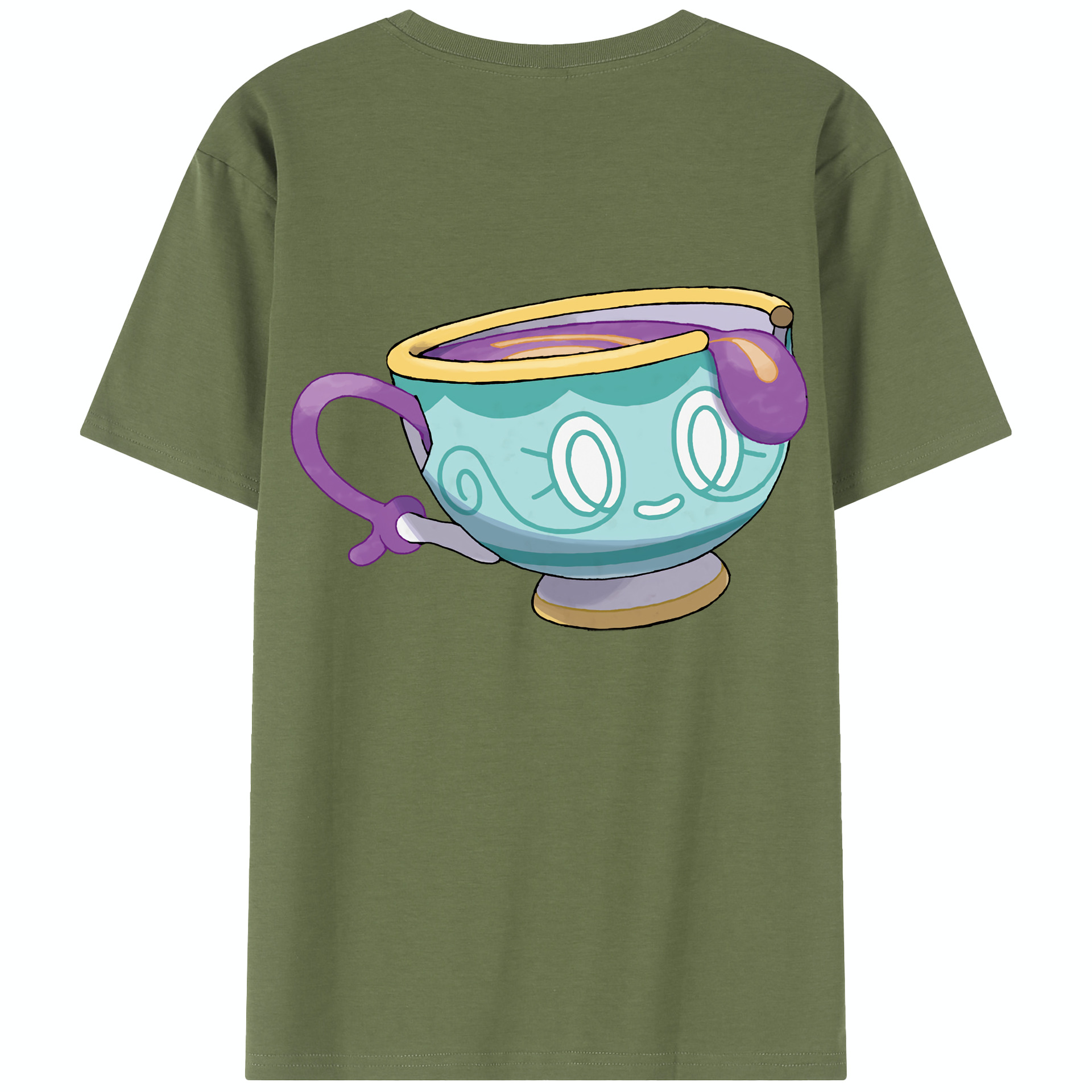 （画像用） ポケットモンスター Pokémon 綿100％半袖Tシャツ（背面プリント）